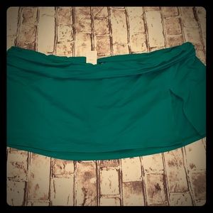 La Blanca green swimsuit skirt bottoms 14